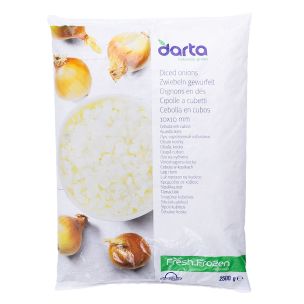 Darta Frozen Diced Onions (Bags)-1x2.5kg