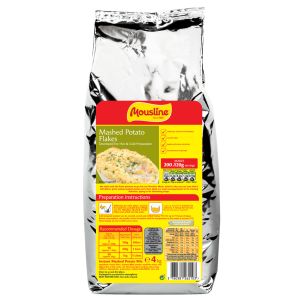 Mousline Mashed Potato Flakes (Singles) 1x4kg