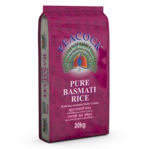 Peacock Pure Basmati Rice 1x20kg