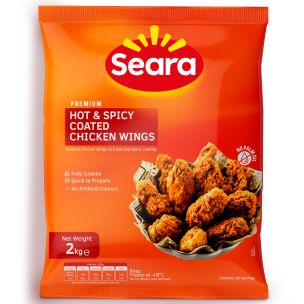 Seara IQF Halal Breaded Hot & Spicy Wings-1x2kg