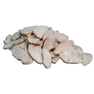 IQF Halal 5mm Steam Cooked Sliced Chicken-4x2.5kg
