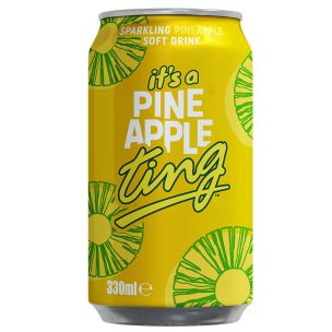 Ting Pineapple Soda Cans 24x330ml