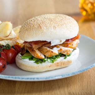 Kara Maize Topped Oval Baps 56x65g