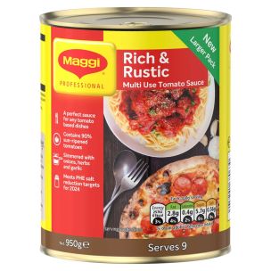 Maggi Rich & Rustic Tomato Sauce (Single Tin) 1x950g