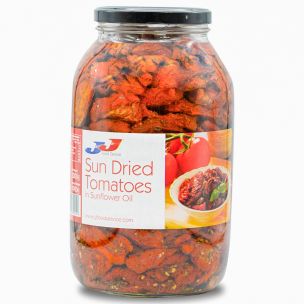 JJ Sun-Dried Tomatoes in Sunflower Oil (Glass)-1x3kg