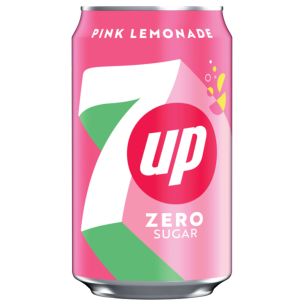 7UP Zero Pink Lemonade Cans (GB) 24x330ml