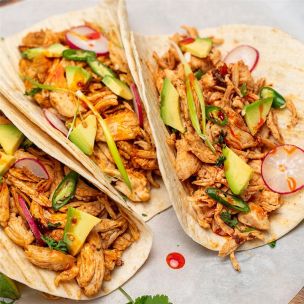 IQF Halal Steam Cooked Shredded Chicken 4x2.5kg
