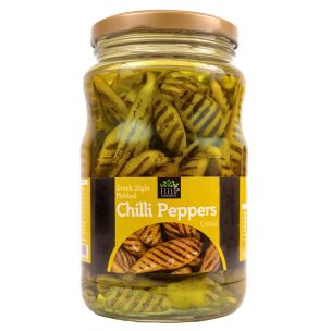 Field Favourites Greek Style Grilled Pickled Chilli Peppers (Glass Jar) 1x1.55kg