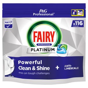 Fairy Professional All in One Dishwasher Tablets Platinum Original 1x116's