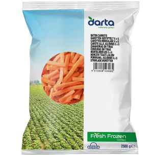 Darta Frozen Batton Carrots (Julienne) -1x2.5Kg