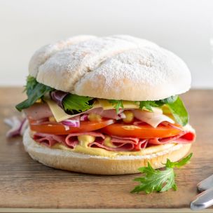 Kara 5" Premium Floured Baps 48x92g