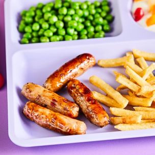 The Healthy Option Schools Choice Pork Sausage (8s) 1x4.54kg
