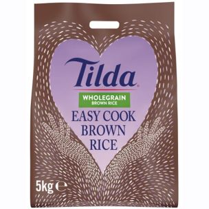 Tilda Brown Easy Cook Long Grain Rice 1x5kg