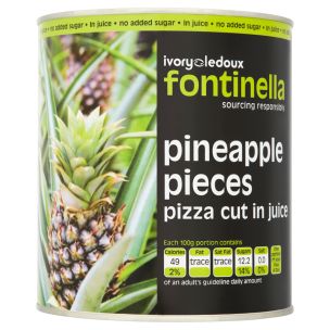 Pineapple Pieces Pizza Cut in Juice 1x3Kg