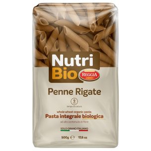 Nutri Bio Whole Wheat Penne Rigate 1x500g