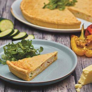 Mediterranean Style Quiche Pre Cut 1x12ptn