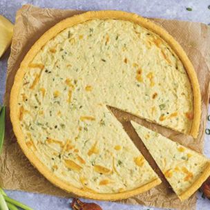 Cheese & Onion Quiche 11" - 1x1kg