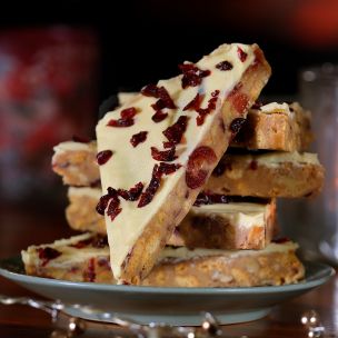 Mademoiselle White Chocolate & Cranberry Tiffin 1x12ptn