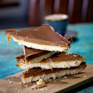 Mademoiselle Caramel Shortcake 1x12 Portioned