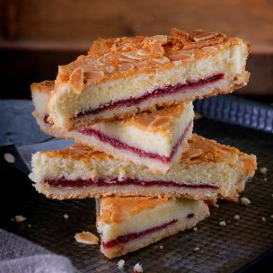 Mademoiselle Black Cherry & Almond Slice 1x12 Portioned