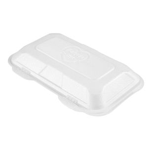 TT10 Infinity Large Meal Boxes (White) (241x155x62mm) 1x200