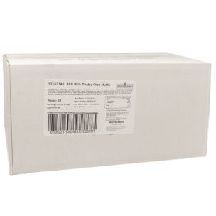 Baker and Baker Thaw & Serve Double Chocolate Muffins-24x125g