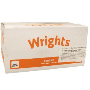 Wrights Cheese & Onion Slice 48x85g