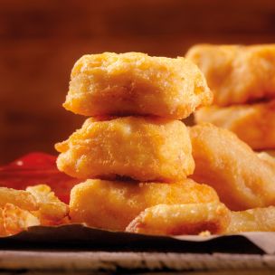 Red Tractor Battered Chicken Nuggets-5x1kg