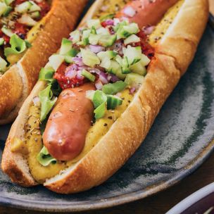 Red Tractor Healthier Option Hotdog-80x50g