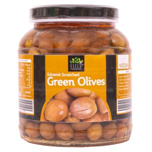 Field Favourites Scratched Edremit Green Olives (320-350) 1x1.7kg