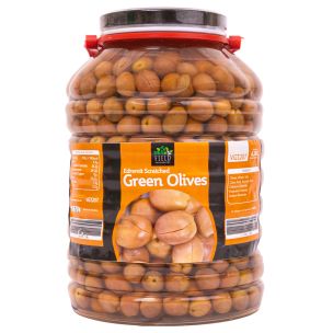 Field Favourites Scratched Edremit Green Olives (320-350) 1x4.2kg