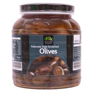 Field Favourites Scratched Olives (Kalamata Style) (121-140) 1x1.7kg