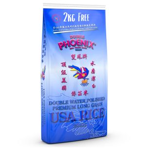 Phoenix USA Long Grain Rice (2Kg Free) 1x22kg