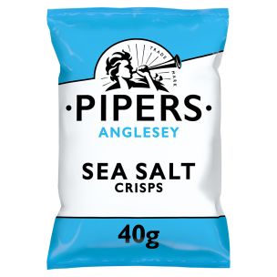 Pipers Burrow Hill Cider Vinegar & Sea Salt Crisps 24x40g