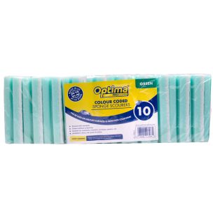 Optima Proclean Sponge Scourers 1x10