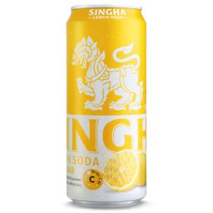 Singha Lemon Soda Cans 24x330ml