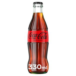 Coca-Cola Zero Sugar Glass Bottles -(GB)-24x330ml
