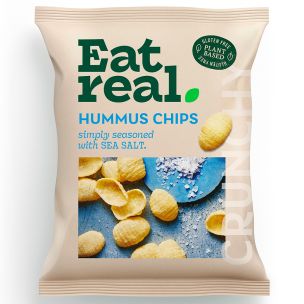 Eat Real Hummus Sea Salt Chips 18x45g