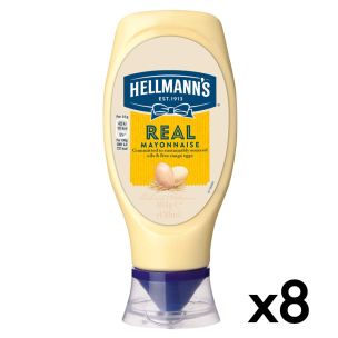 Hellmann's Real Mayonnaise Squeezy-8x430ml
