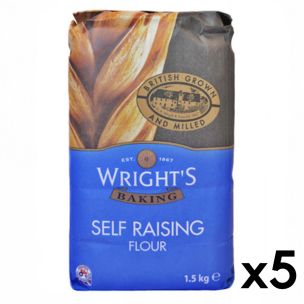 Wright`s Self Raising Flour-5x1.5kg