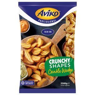 Aviko Crinkle Wedges 4x2.5Kg