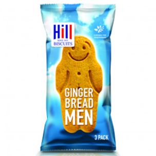 Hill Biscuits Gingerbread Men Mini Packs 80x30g