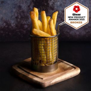 JJ Gourmet Extra Crunchy 3/8 Skin On Chips 4x2.27kg