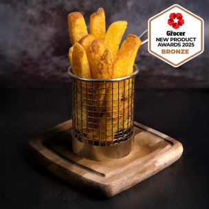 JJ Gourmet Extra Crunchy 9/16 Skin On Chips 4x2.27kg