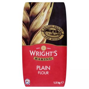 Wrights Plain Flour-1x1.5kg