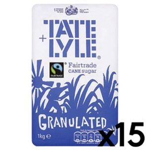 Tate & Lyle Granulated Sugar-15x1kg