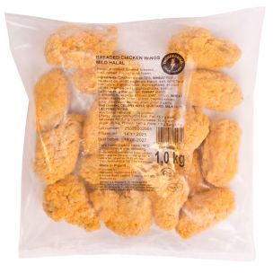 Frozen Breaded Chicken Wings 10x1kg