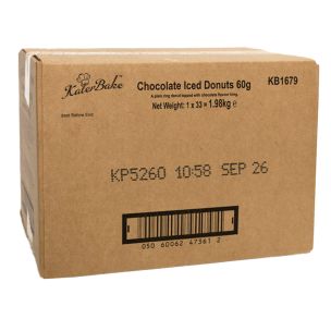 KaterBake Chocolate Iced Doughnuts 1x33