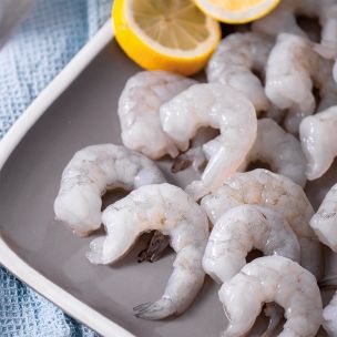 Aquafish Raw Ecuadorian Vannamei Prawns P&D (21/25, 900g net) 1x1.3kg