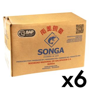 Songa Ecuador White Prawn P&D (21/25) 6x900g